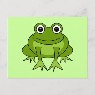 Cute Frog Cartoon - Prince in Training Postcard