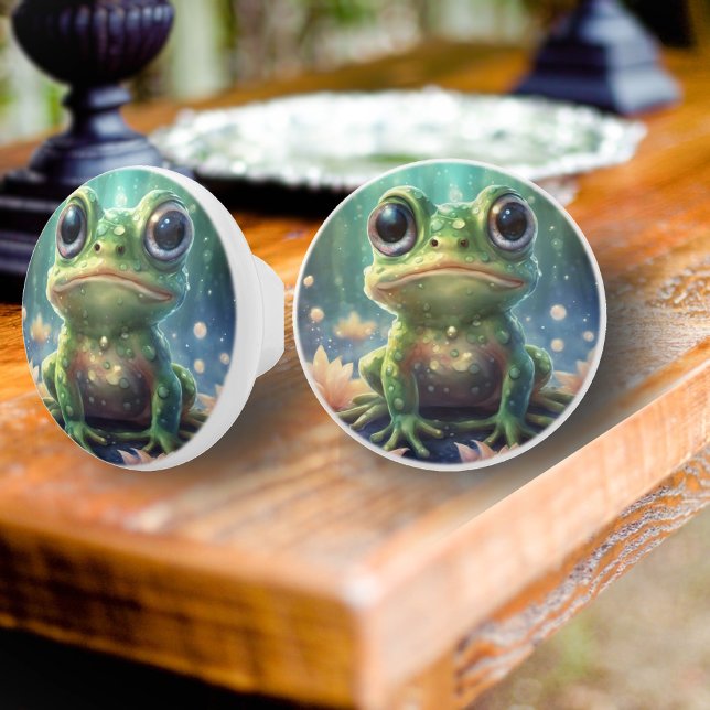 Cute Frog Ceramic Knob (Creator Uploaded)