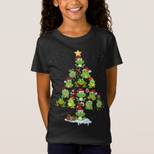 Cute Frog Christmas Tree - Decor Xmas Tree T-Shirt