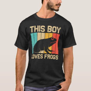 Cute Frog For Boys Kids Frog Toad Animal Tadpole T-Shirt