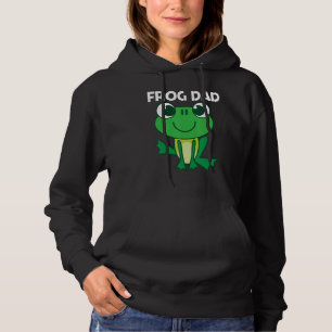 Cute Frog For Dad Men Forest Zoo Pet Animal Catche Hoodie