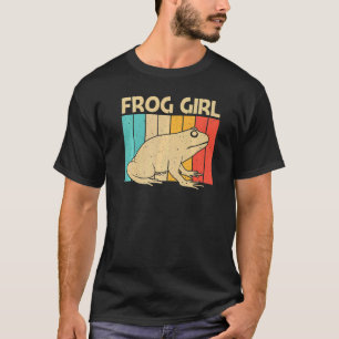 Cute Frog For Girls Mum Toad Catcher Pet Animal T-Shirt