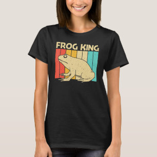 Cute Frog For Men Boys Toad Catcher Pet Animal T-Shirt