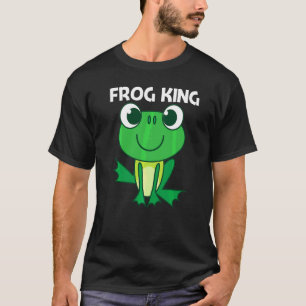Cute Frog For Men Dad Forest Zoo Pet Animal Catche T-Shirt