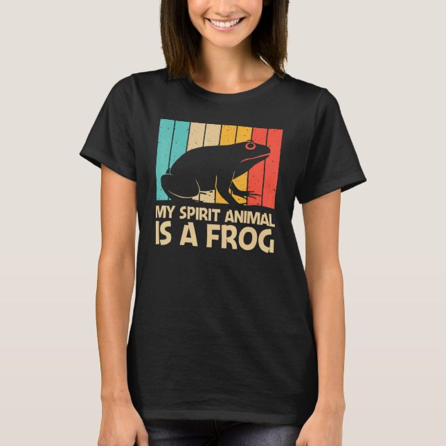 Cute Frog For Men Women Frog  Toad Animal Tadpole  T-Shirt (Front)