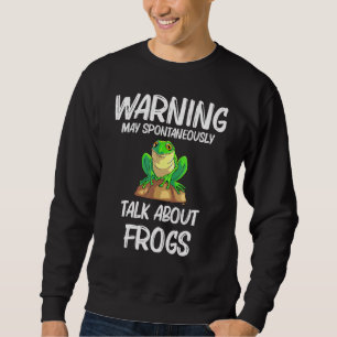 Cute Frog For Men Women Kids Fresh Water Animal 5 Sweatshirt