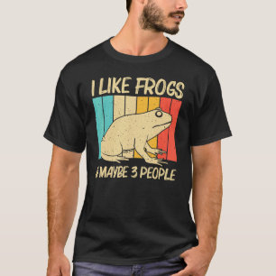 Cute Frog For Men Women Toad Catcher Pet Animal T-Shirt