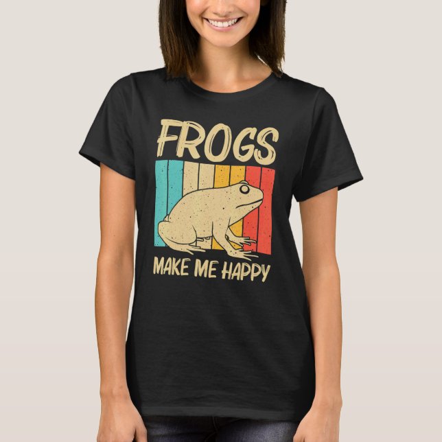 Cute Frog For Men Women Toad Catcher Pet Animal   T-Shirt (Front)