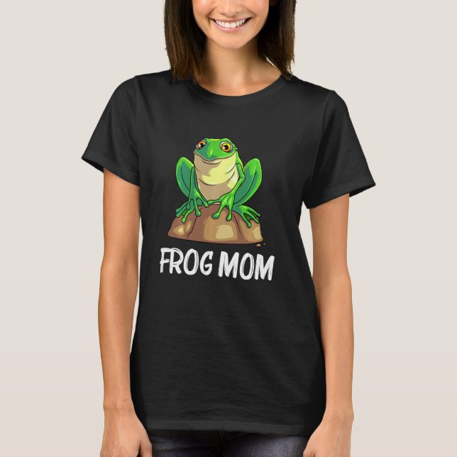 Cute Frog For Mum Mother Fresh Water Animal T-Shirt (Front)