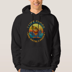 Cute Frog For Toad Men Women Amphibian Animals Hoodie