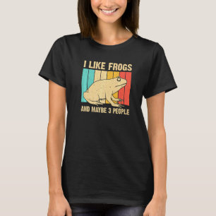 Cute Frog For Toad  Men Women Amphibian Animals T-Shirt