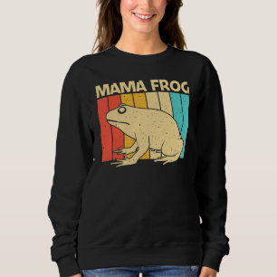 Cute Frog For Women Mum Toad Catcher Pet Animal Sweatshirt