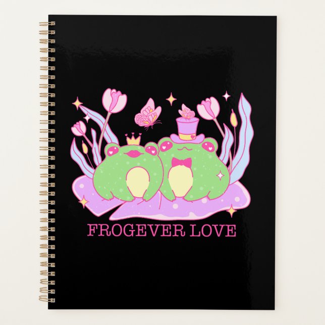 Cute Frog - Frogever Love Planner (Front)