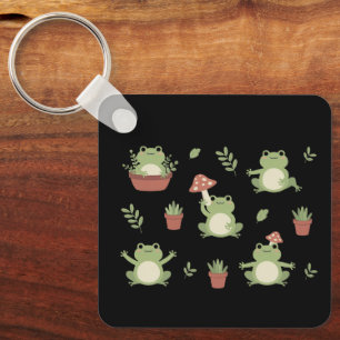 Cute Frog Funny Animal Lover Gift For Frog Lover Key Ring