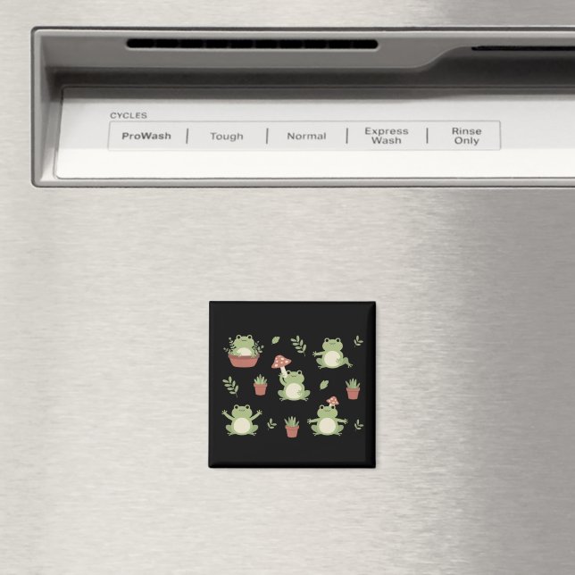 Cute Frog Funny Animal Lover Gift For Frog Lover  Magnet (In Situ (Dishwasher))