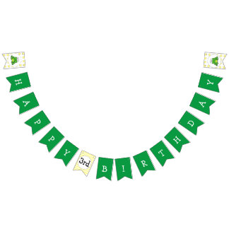 Cute Frog Happy Birthday Banner