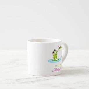 Cute Frog Hoppy Happy Mother's Day Espresso Cup
