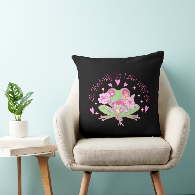 Cute Frog - I'm Totally In Love With You Cushion (Chair)