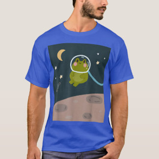 Cute Frog in Outer Space  T-Shirt