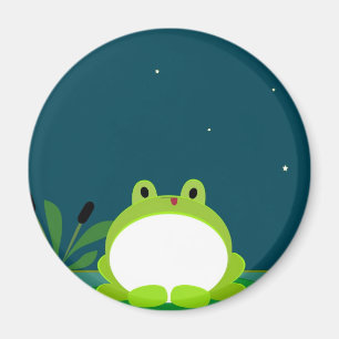 Cute frog magnet