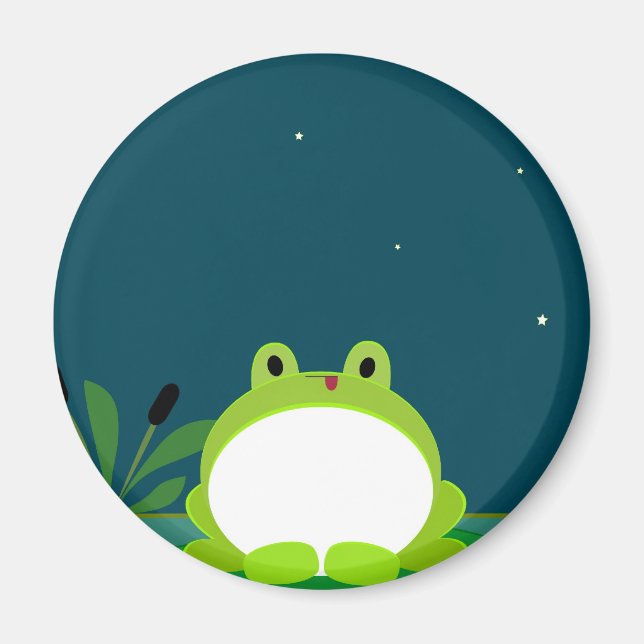 Cute frog magnet (Front)