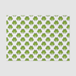 Cute Frog Pattern Tissue Paper