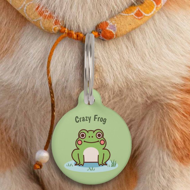 Cute Frog Pet Tag (Cute Frog Pet Tag)