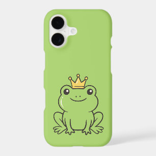 Cute frog  Queen funny green  Phone Case