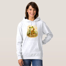 Cute Frog Saxophone Hoodie – Kawaii Animal