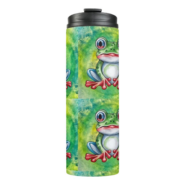 Cute Frog Thermal Tumbler (Front)