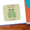 Cute Frog This Book Belongs To Book Plate Sticker