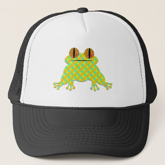 Cute Frog Trucker Hat (Front)