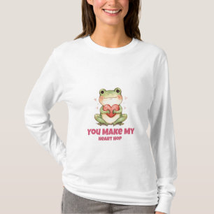 Cute Frog Valentine Tee