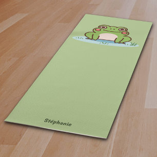 Cute Frog  Yoga Mat