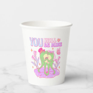 Cute Frog - You Will Be Mine Paper Cups