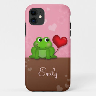 Cute Froggy Heart Balloon iPhone 5 Case