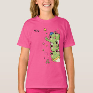 ​Cute Frogs Aesthetic Girls T-Shirt