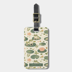 Cute Frogs Luggage Tags