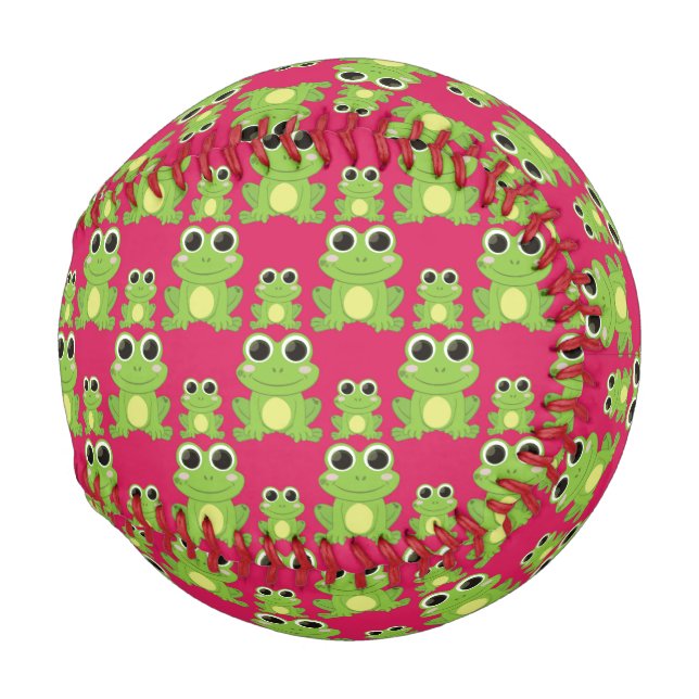 Cute frogs pattern baseball (Front Right)