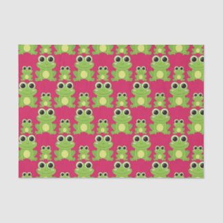 Cute frogs pattern tissue paper