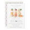 Cute Fruit Cocktail Orange Bridal Shower Invite