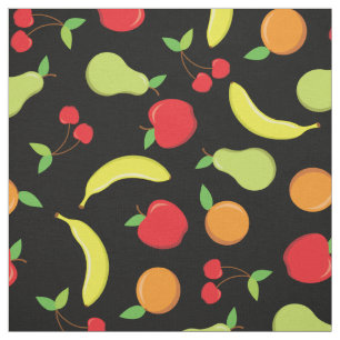 Cute Fruit Kitchen Apple Orange Banana Pear Cherry Fabric