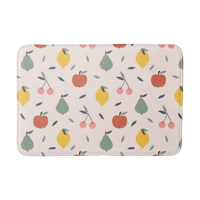 Cute Fruit Pattern Bath Mat (Front)