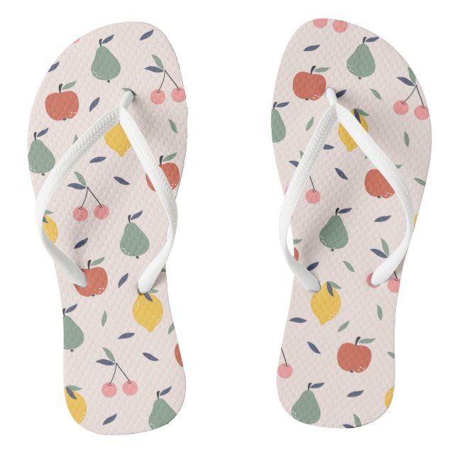 Cute Fruit Pattern Jandals (Footbed)