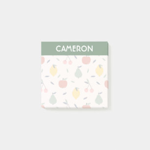 Cute Fruit Pattern Post-it Notes