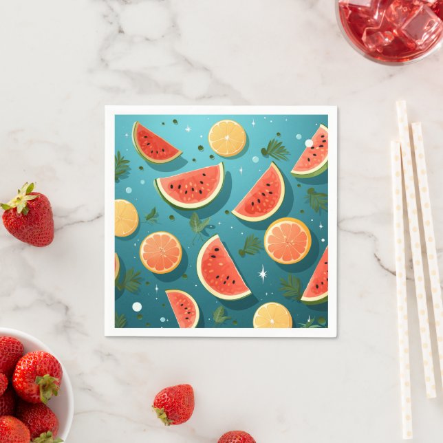Cute fruits paper napkins (Insitu)