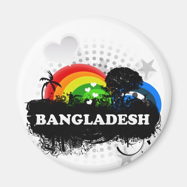 Cute Fruity Bangladesh Magnet (Front)