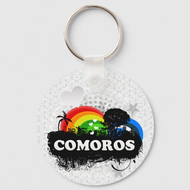 Cute Fruity Comoros Key Ring (Front)