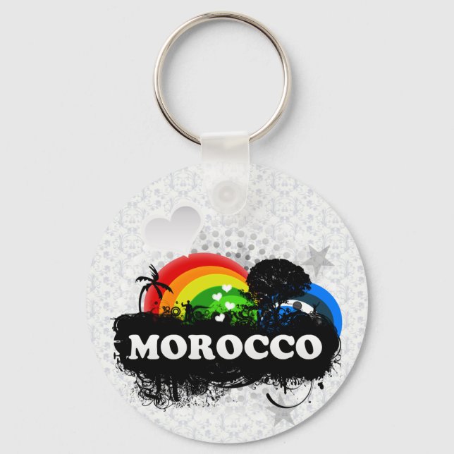 Cute Fruity Morocco Key Ring (Front)