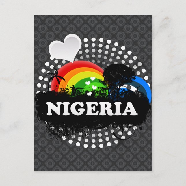 Cute Fruity Nigeria Postcard (Front)